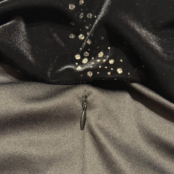 Von Bramlett Black Sleeveless Evening Gown Sequins Womens Size 10 - Picture 7 of 7